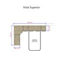 Ver imagem 5 de Guarda Roupa Dormitório Modulado Master Solteiro Canto - Avelã e Ártico Rústico - Roupeiro Luciane M