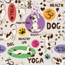 Ver imagem 1 de Papel de Parede Temático para Sala de Yoga Cachorrinhos 3,0m