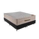 Ver imagem 1 de Cama Box Bipartido Queen Preto e Colchão Airtech Springpocket Molas Ensacadas Ortobom