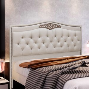 Cabeceira Estofada Holanda 1,40 Casal Linho Capuccino - Star Confort Cabeceira Holanda Confortavel Q