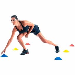 Kit KL Master Fitness Cone Chinês Funcional 10 Unidades - 3