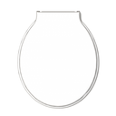 Ver imagem 1 de Assento Tampa para Vaso Sanitário Oval Almofadado Especial Econômico Cor Branco Durín