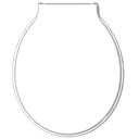 Ver imagem 1 de Assento Tampa para Vaso Sanitário Oval Almofadado Especial Econômico Cor Branco Durín