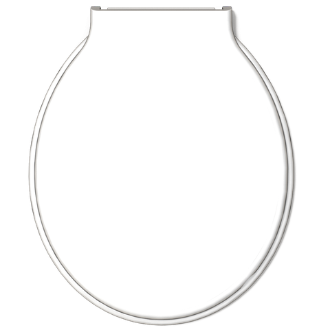 Assento Tampa para Vaso Sanitário Oval Almofadado Especial Econômico Cor Branco Durín