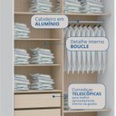 Ver imagem 7 de Guarda-Roupa Rubi New 2 Portas de Correr Infinity Branco/Blush/Pistache