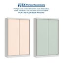 Ver imagem 3 de Guarda-Roupa Rubi New 2 Portas de Correr Infinity Branco/Blush/Pistache