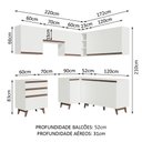 Ver imagem 3 de Cozinha Completa de Canto Reims com Armário e Balcão Madesa