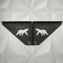Ver imagem 7 de Mãos Francesas Pretas Ornamentadas em Aço Urso 20cm Decorativas Zarg