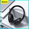 Fone de Ouvido Headphone Dobrável Sem Fio Bluetooth 5.0 Som Alto Sem Ruído Confortável Baseus - Pret - 6