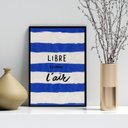 Ver imagem 1 de Quadro Decorativo Livre como o Ar 24x18cm - com Vidro:moldura Preta