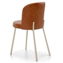 Ver mais imagens de Kit 6 Cadeiras Sala de Jantar Estofada Gavi Arena L02 Couríssimo Camel Lyam Decor