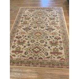 Tapete Sala Classico Oriental 200X250 Cm Tipo Belga 72 Bege - 5