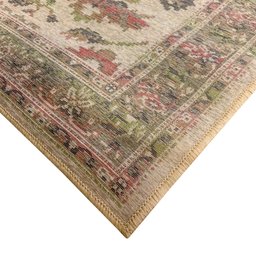 Tapete Sala Classico Oriental 200X250 Cm Tipo Belga 72 Bege - 3