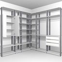Ver imagem 1 de Closet Modulado 2 Portas 3 Gavetas Expresso