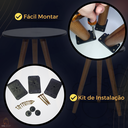 Ver imagem 3 de Conjunto De Mesinhas Canto E Apoio De Sofá Laterais Mdf Tripe Retro Pé Palito Retro Luxo