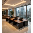 Ver imagem 3 de Plataforma de Trabalho 6 Lugares Castanho Tannat/preto com 3 Caixas e 12 Tomadas Elétricas – 270