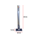 Ver imagem 2 de Kit Suporte Porta Copo Descartável Inox Café 50ml + Lixeira Inox