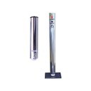 Ver imagem 1 de Kit Suporte Porta Copo Descartável Inox Café 50ml + Lixeira Inox