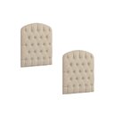 Ver imagem 1 de Kit Capitonê Harmonia em Suede - Marfim