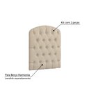 Ver imagem 3 de Kit Capitonê Harmonia em Suede - Marfim