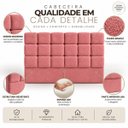 Ver imagem 6 de Cabeceira Cama Box Casal 138cm Estofada Bouclé Boss:Rosa