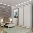 Ver imagem 4 de Guarda Roupa Bravo Gold 2 Portas 4 Gavetas Cor:branco