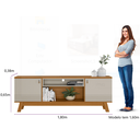 Ver imagem 2 de Rack Colorado 1.80m Nature Off White