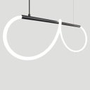 Ver imagem 4 de Lustre Design Moderno Rope 38w - Silicon Led 3000k - Preto