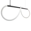 Ver imagem 3 de Lustre Design Moderno Rope 38w - Silicon Led 3000k - Preto