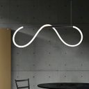 Ver imagem 5 de Lustre Design Moderno Rope 38w - Silicon Led 3000k - Preto