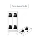 Ver imagem 5 de Guarda Roupa Roupeiro Solteiro Encanto 1 Gaveta 2 Portas e Pés Retrô Cinamomo Off White Madetec