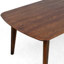 Ver imagem 4 de Mesa de Jantar de Madeira Maciça Alpes com Tampo Amassado 220cm - Iaza Moveis