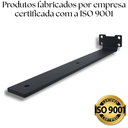 Ver imagem 3 de 3 Suportes Formato Cantoneira Invisível 30cm Mão Francesa para Prateleira Aço Reforçado Preto