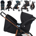 Ver imagem 3 de Carrinho de Bebe com Bebe Conforto e Base Burigotto Lui Cobre
