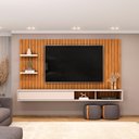 Ver imagem 1 de Painel para Tv até 60 Polegadas 1 Porta Dj Móveis Friz Freijó Off White