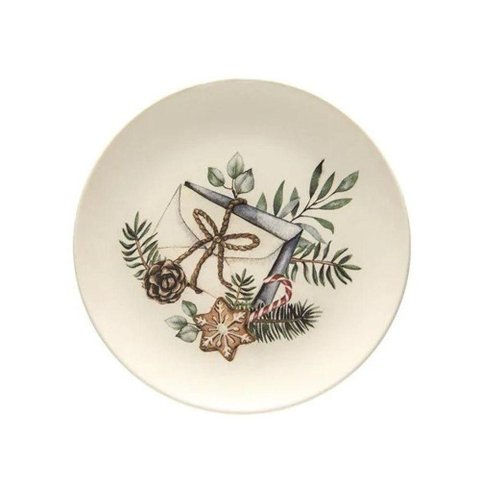 Prato de Sobremesa Aquarelle Memórias de Natal 208339 - Copa & Cia