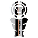 Ver imagem 1 de Kit Protetor de Tanque Adesivo Moto Honda Xre 190cc 300cc 2025/26 Laranja e Cinza