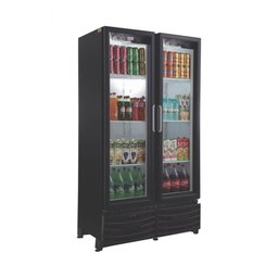 Expositor Refrigerado 700 Litros Porta de Vidro Preto Frilux RF-006-Slin 220v - 1