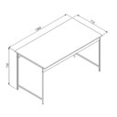Ver imagem 4 de Mesa de Jantar Artetube Com Estrutura Aço 136x68 Art in Móveis