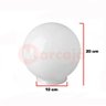 Globo De Acrílico Leitoso 10x20 Super Resistente - 2