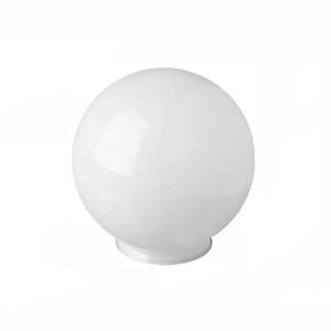 Globo De Acrílico Leitoso 10x20 Super Resistente