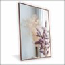 Quadro Campim Dos Pampas Canvas sem Vidro Tamanho-moldura 90x60 Filete Cor Madeira - 1