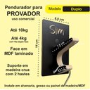 Ver imagem 4 de 12 Ganchos Provador de Loja Sim Não Talvez Roupas Cabides:cinza
