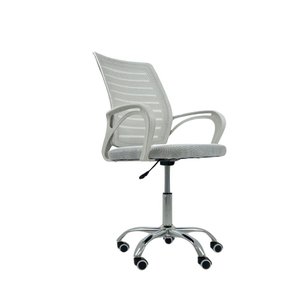 Cadeira de Escritório Secretaria Diretor Roma Ergonômica - Branca