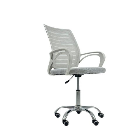 Cadeira de Escritório Secretaria Diretor Roma Ergonômica - Branca