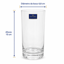 Ver imagem 3 de Jogo 6 Copos Altos de Cristal Bohemia Barware 470ml