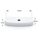 Ver imagem 2 de Tampa para Caixa Acoplada Ic54 Sabatini Plus Preto Icasa