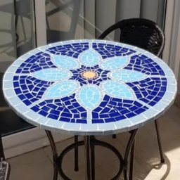 Mesa em Mosaico Doce Lar - Somente o Tampo 90cm - 2