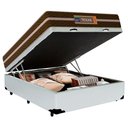 Ver imagem 6 de Cama Box Baú Casal Sintético Colchão Molas Ensacadas Colchões 138cm Suporta até 120 Kg por