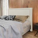 Ver imagem 2 de Cabeceira Cama Box Queen 1,60m Estofada Aruba Linho Crú